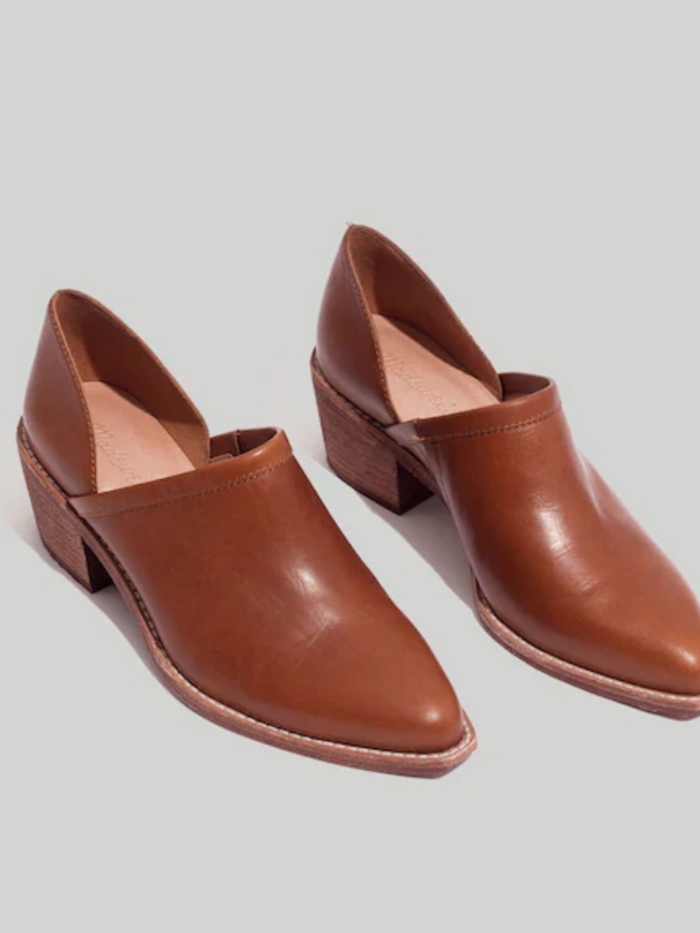 Madewell ‘ Brady’ Lowcut Booties - US 8 - English Saddle